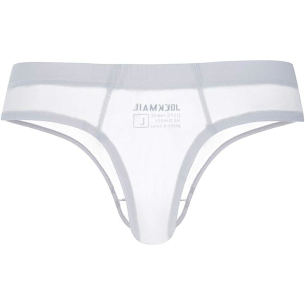 2025 Senaste Modell 3-pack Herrstringkalsonger JockStrap Herr Bikini Underkläder G-string Jockstraps för Män Ice Silk Underkläder Vit+rosa+