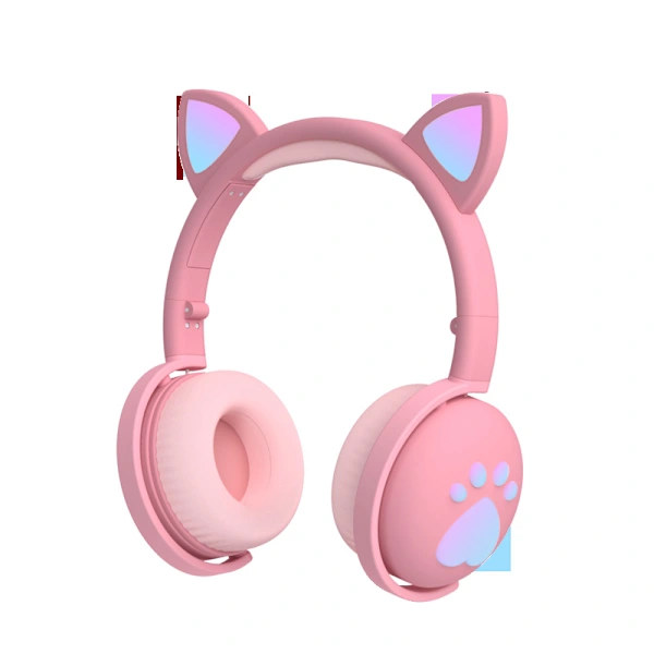 Søde kattepote bluetooth headset Pink