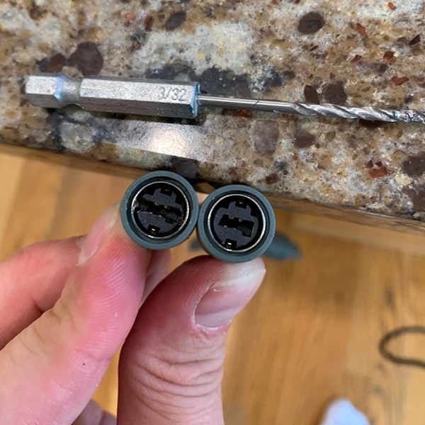 Högkvalitativt, helt nytt 2-pack ersättningsdongel USB-sladd för Xbox 360 trådbundna handkontroller - Mörkgrå