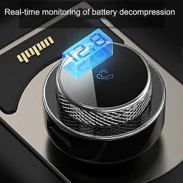 16 Bil Bluetooth MP3-spiller FM-sender QC3.0 Hurtiglading Billader