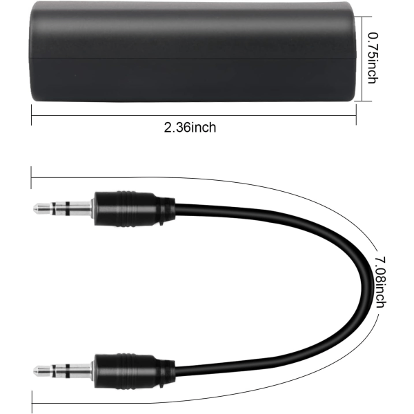 2-pack Markisolerare för Jordloopbrus för Bilstereo/Hem