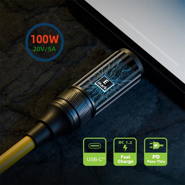 2025 Seneste Model cablecc 20Gbps 100W 8K USB4 Smart LED Display USB-C Kabel til Laptop Disk Telefon Type-C Han til Han Kabel Strøm & Data 20