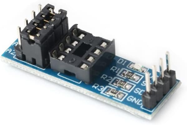 2025 Senaste Modell 10st AT24CXX EEPROM Minnesmodul I2C Gränssnitt 8 Pin Minnesmoduler PCB Exklusive Chips Kort Pull Up Resistor Bo