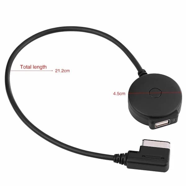 Bluetooth musik AUX og USB hun-adapter, efter 2009