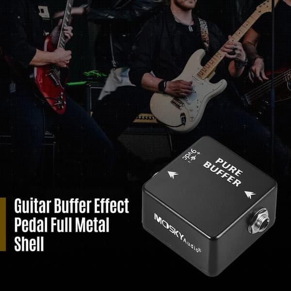 2025 Siste Modell Effektpedal Ren Buffer Gitar Buffer Effektpedal Full Metallkasse