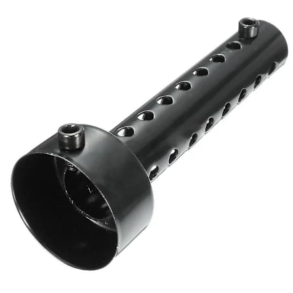 2x Universal Motorcykel Udstødning Lyddæmper Baffle Db Killer Lyddæmper 48mm Sort