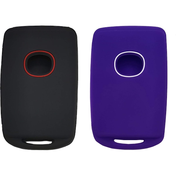 2 st Smart Nyckel Fob Skyddsfodral Passar 2021 2020 2019 Mazda 3 CX-30 CX-5 CX-9 Mazda 6 WAZSKE11D01 Nyckellös Fjärrkontroll Fo