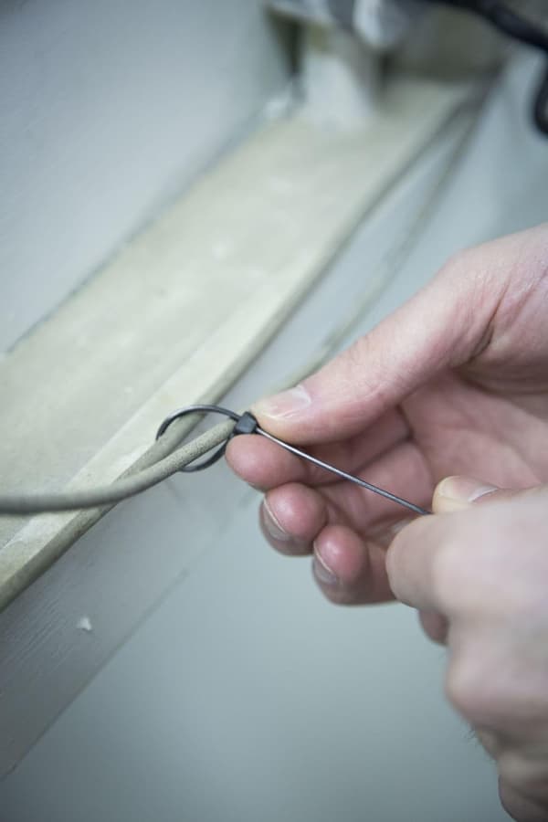 40055 100 stk. 3,6 mm x 150 mm sorte kabelbindere