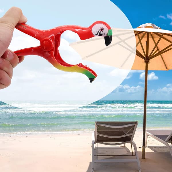 Strandhåndkleklemmer for solsenger - Store klesklyper