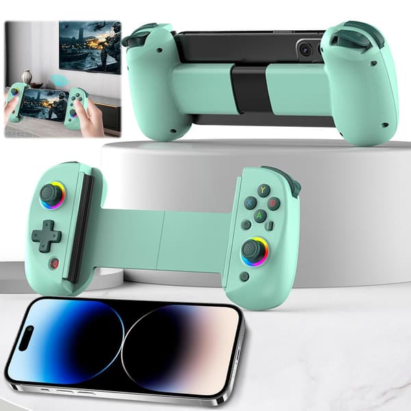 2025 Seneste Model Mobil Trådløs Gamepad med Hall Effects Gaming Telefon Controller Bluetooth-kompatibel Mobil Spilcontroller til iPhone
