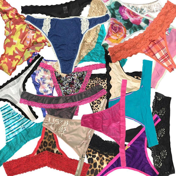 2025 Senaste Modell Underkläder för Kvinnor 8-pack Variation av G-String T-Back Stringtrosor Tanga ... Flerfärgad X-Large