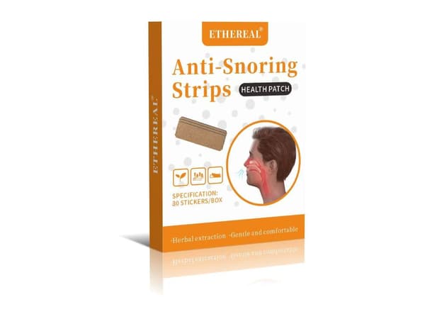 Nesestrips for behandling av dårlig søvnkvalitet, snorking og munnpusting.
