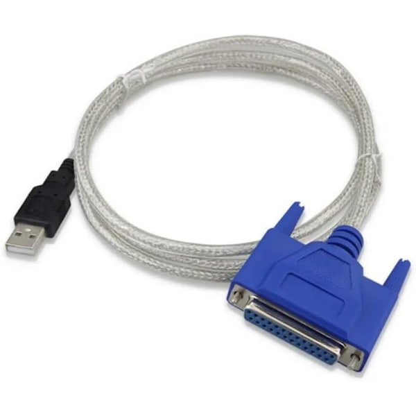 Højkvalitets DB25 USB til hun parallel IEEE 1284 printeradapterkabel