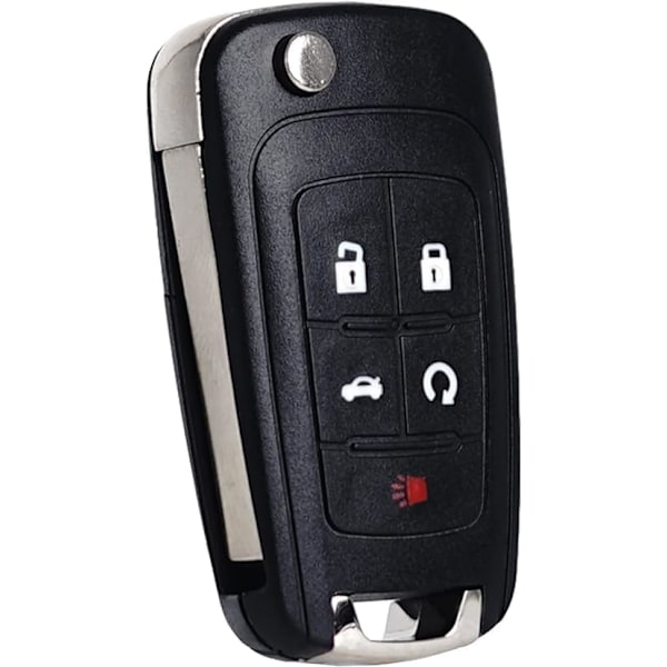 Ersättnings-flipnyckel för Chevy Cruze, Equinox, Camaro, Malibu, Sonic, Impala, Buick Lacrosse, Regal, Verano, Encore, Allure, G