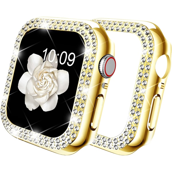 Kompatibel för Apple Watch 45 mm case Bumper Cover Ultra Series 8 7 6 Gold 45mm