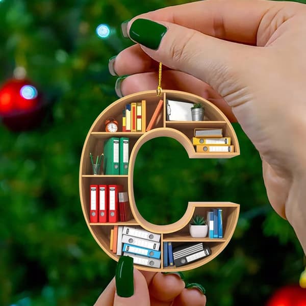 Julepynt Bogelskere Bibliotekarpynt