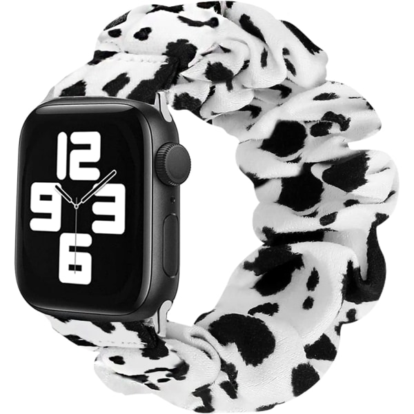 Scrunchie Elastiskt Armband Kompatibelt med Apple Watch Band