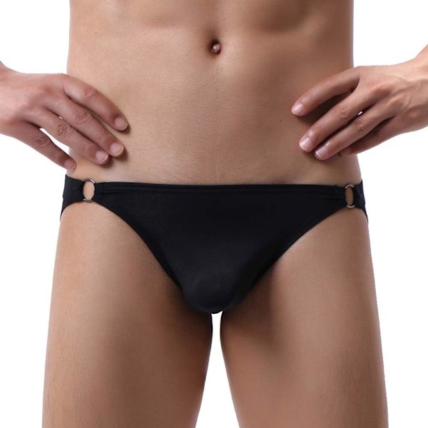 2025 Senaste Modell Herr Jockstrap Micro Mesh Andningsbara Atletiska Stöd med Metallring 4-pack Blandade 1 Large
