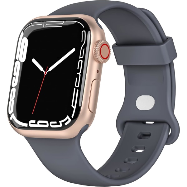 Sportband kompatibel med Apple Watch-band 45mm 44mm 42mm 41mm 40mm