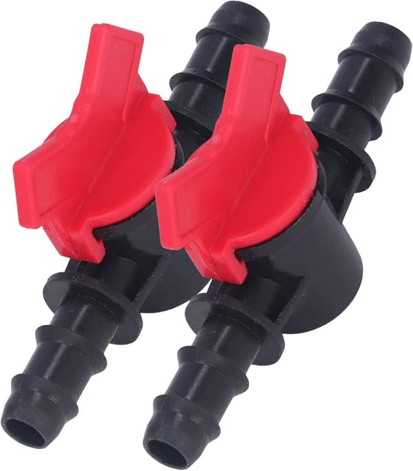 Kontrollventil Stabil Regulator for Rørsystem 2 Stk Sett ABS Materiale for Vannstoppkontroller (#2)