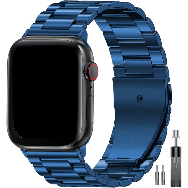 Kompatibel med Apple Watch Band 49mm 45mm 44mm 42mm 41mm D-Blue 45mm 44mm 42mm 49mm