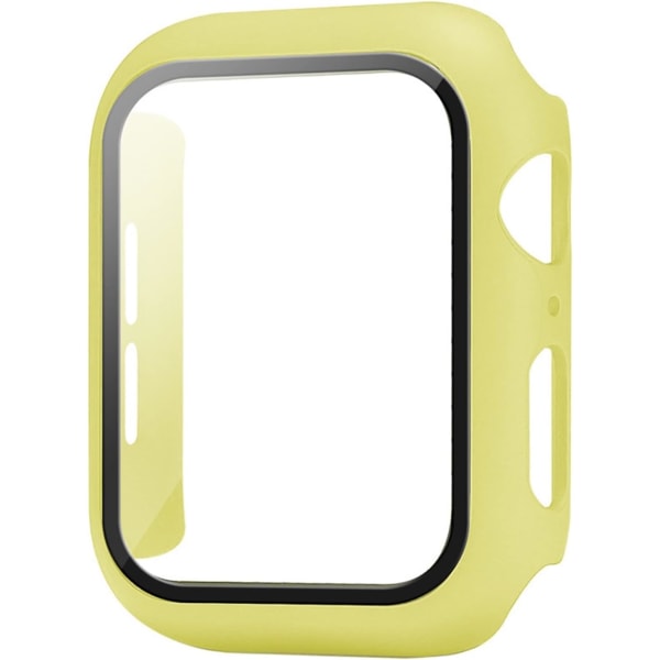 Glas+ Cover Bumper Tempered Case Skärmskydd Yellow Series 123 42MM