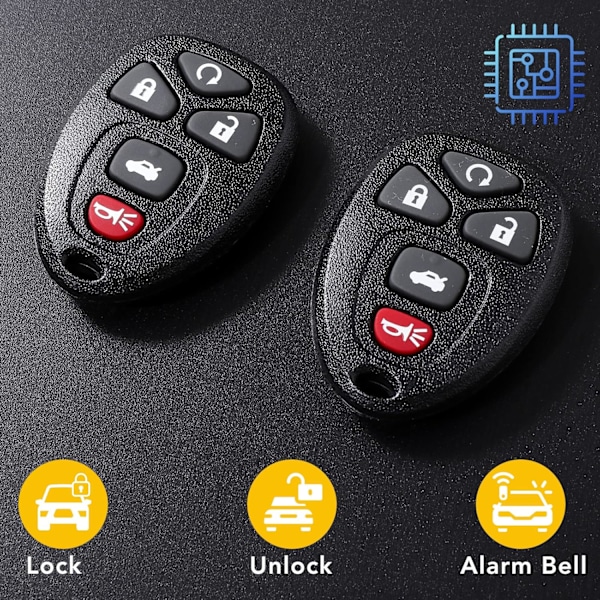 Nyckelbricka Ersättning Passar Chevy Malibu Cobalt Pontiac Grand Prix G6 G5 Buick Lacrosse Allure Saturn Aura Sky 2004 2005 2006 2007