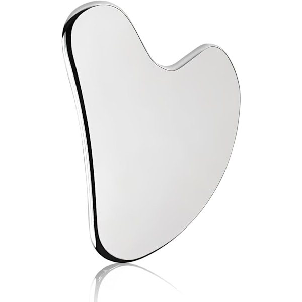 2025 Senaste Modell Rostfritt Stål Gua Sha Ansiktsverktyg, Metall Guasha Verktyg för Ansikte och Kropp, Gua Shua Skrapa för Ansiktsmassage L