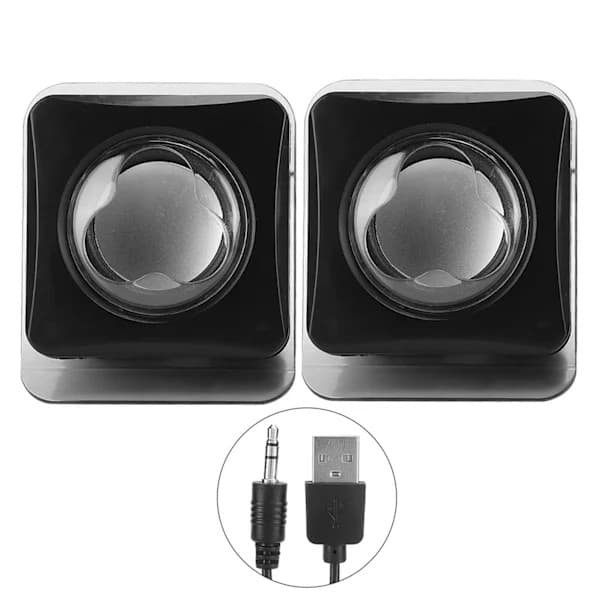 Mini USB2.0 Computer Stereo Musik Multimedia Højttaler