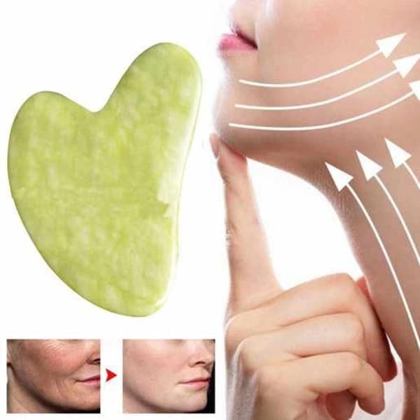Gua Sha Skrape - Grønn Stor