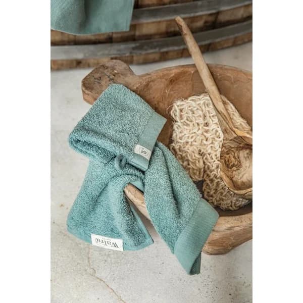 Gästhandduk i bomull 30x50cm - 2-pack Grön
