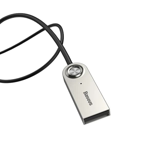01 Bluetooth 5.0 lydmottakeradapter AUX-kabel svart