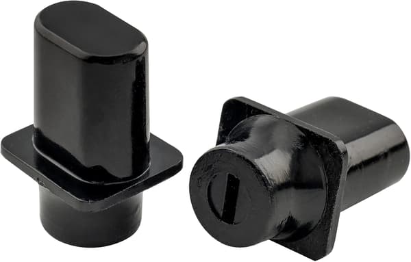 Professionelle tommelfinger-top guitar switch knapper til Telecaster USA, sort (2 stk.)