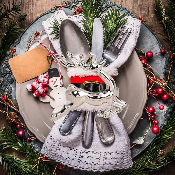 Juleservietringe Rensdyr Servietholdere