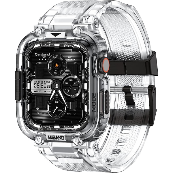 Kompatibel med Apple Watch 8/7 41mmM1 Sport Clear 38/40/41mm
