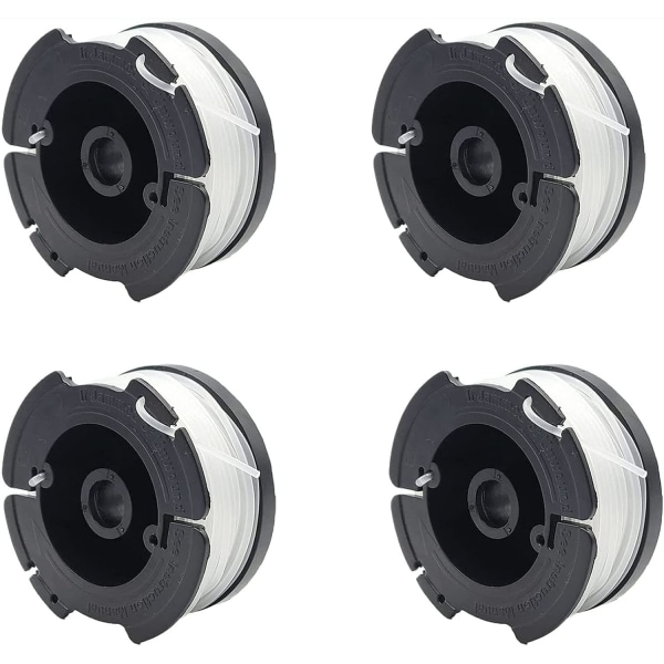 Ersättningsrulle med lina kompatibel med Black & Decker - 30'x 0.065, 4-pack