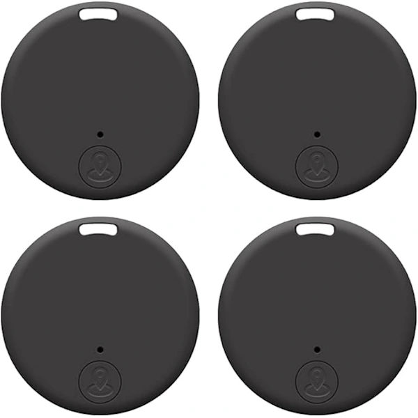 4 stk. GPS Tracker Smart Locator med Bluetooth, Mini Trådløs Tracker, Nøgle