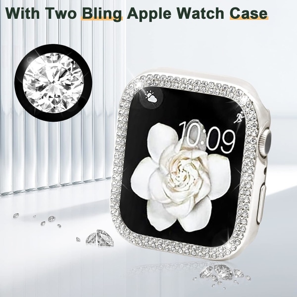 Kompatibel med Apple Watch Band 38 mm med case S-Starlight 38 mm