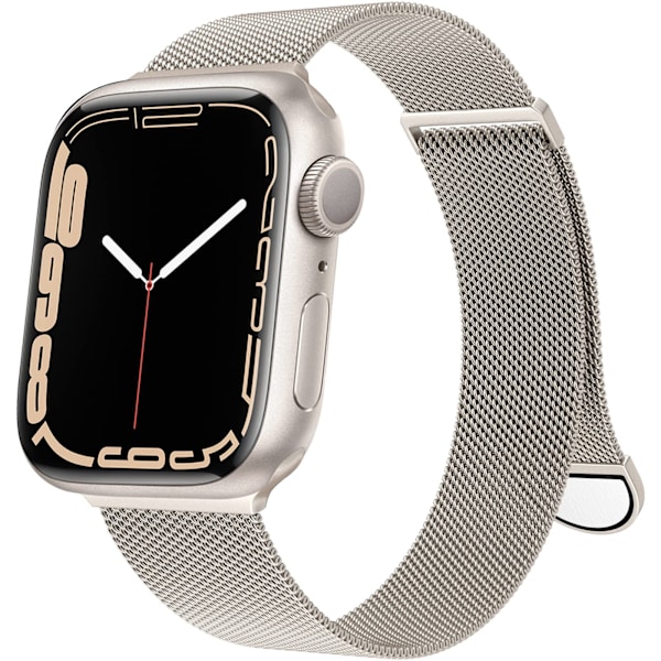 Magnetiskt armband för Apple Watch Band 41mm 40mm 38mm 49mm 45mm Starlight 38MM/40MM/41MM