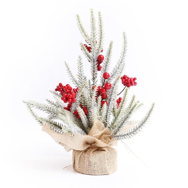 Julepynt Mini Juletre Kunstig Bonsai Ornament