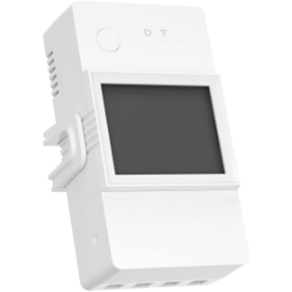 POW Elite 20A Wifi Smart Strömmätare Switch Ström Spänning Kumulativ Energiförbrukning i Realtid