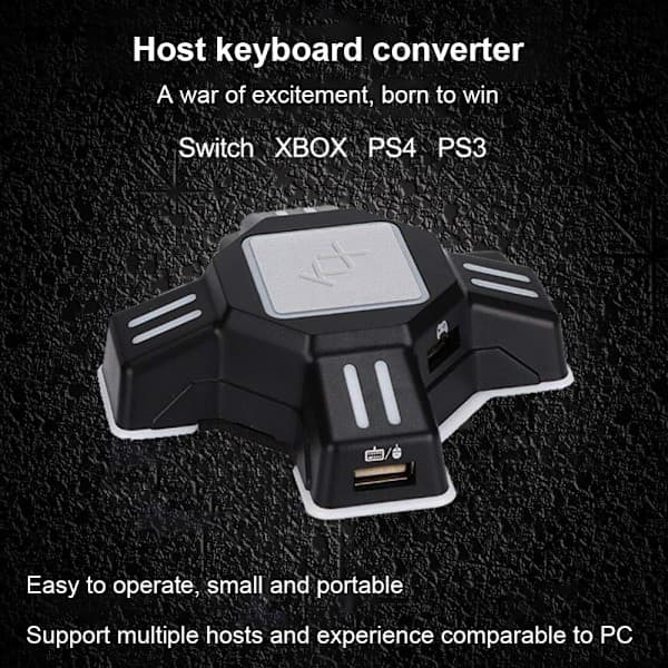 Gamepad til tastatur- og museadapterbokse Kabel til Nintendo Switch/ Xbox One/ PS4/ PS3/ PC