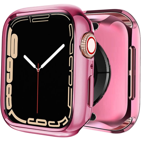 För Apple Watch Case 42mm Serie 3/2 Mjuk plating pink 42 mm