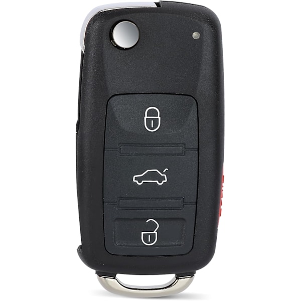 Fällbar Nyckel Fjärrkontroll Ersättning Nyckellös Startsystem för Volkswagen Touareg 2004 2005 2006 2007 2008 2009 2010 KR55WK45022 3D0 95