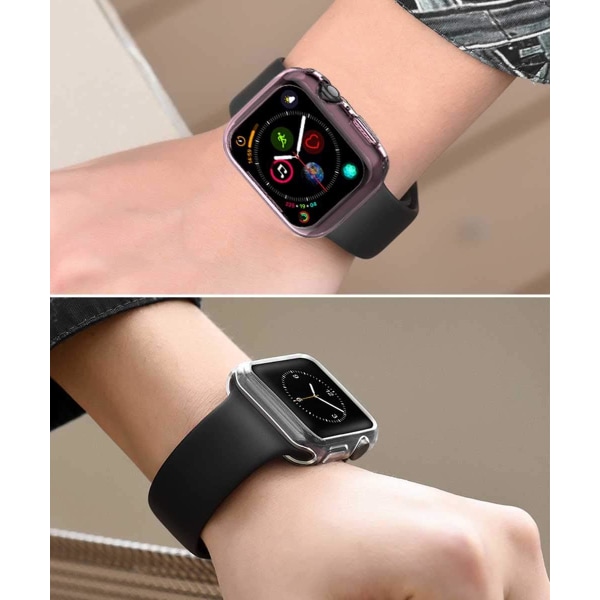 för Apple Watch Case 42mm Serie 3/2 Mjuk 2- clear 42 mm