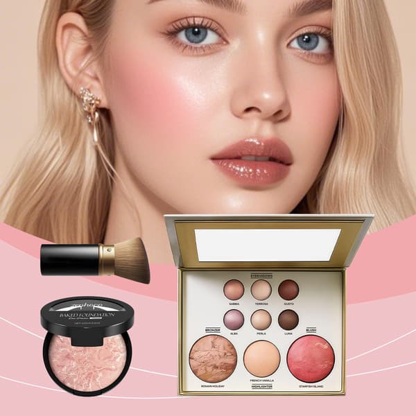 Makeup Palettesæt 02# - Multifunktionelt Makeupværktøjssæt til Scenemakeup, Let Makeup, Nude Makeup, Bærbare Touch-ups