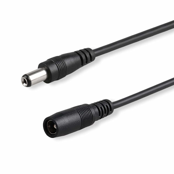 Högkvalitativ helt ny Omvänd Polaritetsomvandlarkabel 5.5 X 2.1 för Keyboard Gitarr Effektpedal (2 st)
