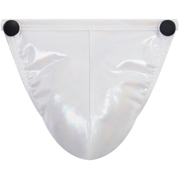 2025 Senaste Modell  Jockstrap Atletiska Stöd med Avtagbar Front Men Jock Strap Herrunderkläder  Vit   Large