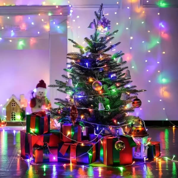 valonauha (monivärinen, 100 LED-valoa)