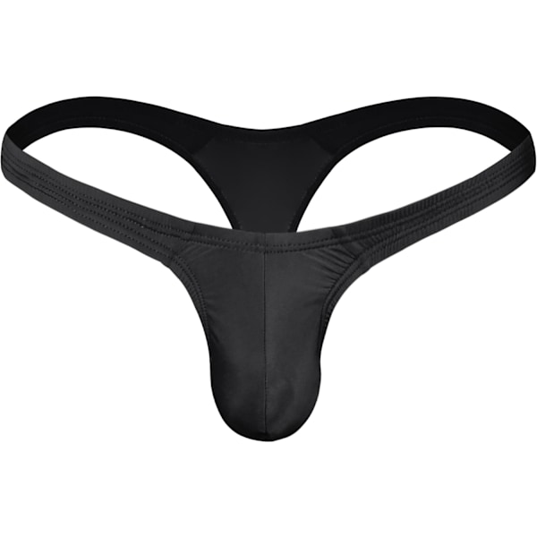 2025 Senaste Modell Herr Tanga Underkläder, Herr Sexig Jockstrap Tanga G-String Underkläder Bikini. Svart 20